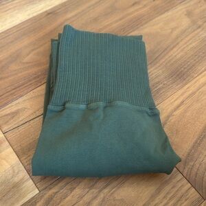 Green free people leggings